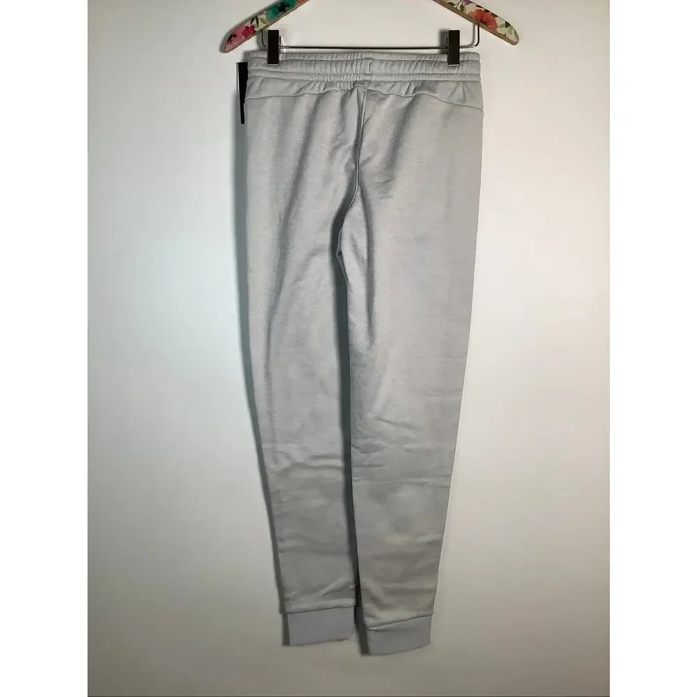 Under Armour Youth YL Gray UA Fleece Joggers Sweatpants Active Athleisure V5-10